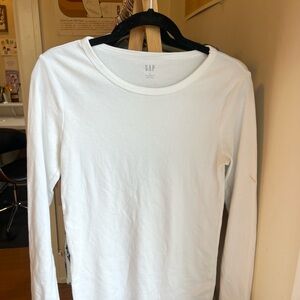 GAP White Long Sleeve Shirt